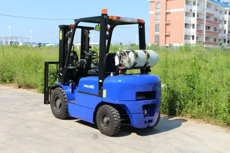 China made cheap 3000 kg LPG gas forklifts with CE ISO SGS certificate