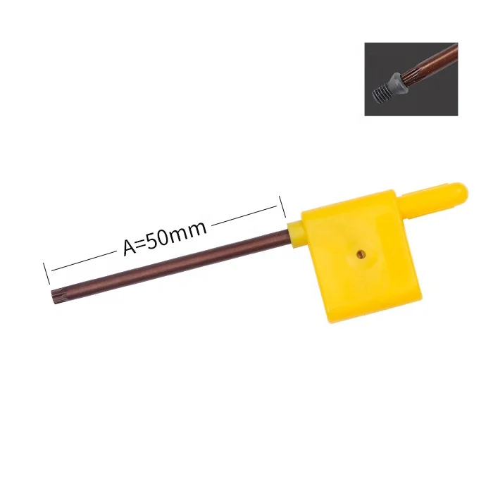 T6 T8 T10 T15 T20 T25 T30 Yellow Flag hand Torx wrench for insert screw