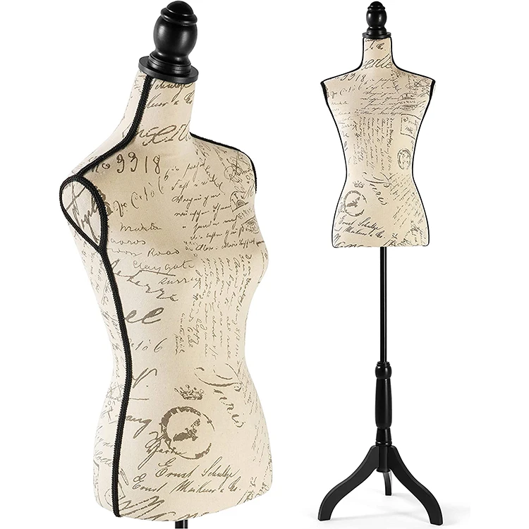 Adjustable fiber glass/foam women tailor mannequin for dressmaker
