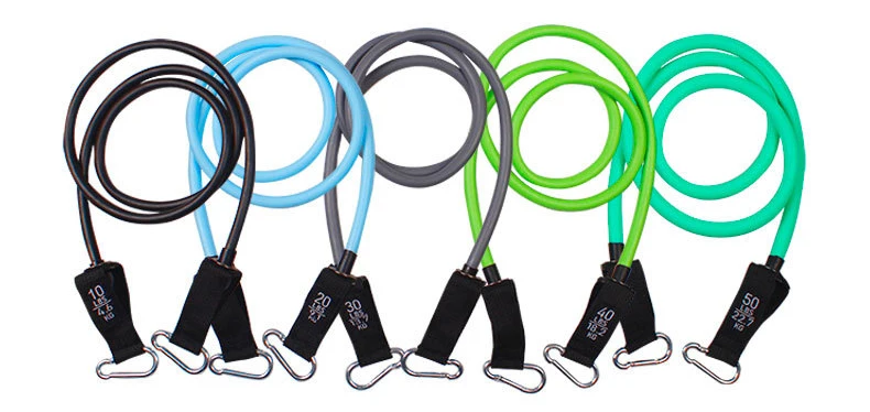 11 Pieces Gym Fitness Equipment Pull Rope Door Mounted Resistance Tube Band 150 lbs