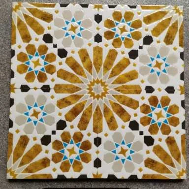 Flower designs glazed Ceramic porcelain Wall floor tiles Matte finished anti-slippery for bathroom kitchen outside inside