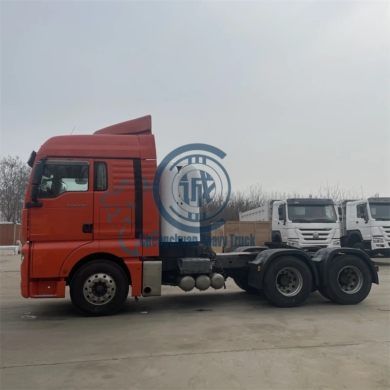 Good Condition Truck HOWO A6 A7 T7 6x4 CNG 430hp 440hp used truck 10 Tires tractor units SITRAK C7H Tractor Truck for sale