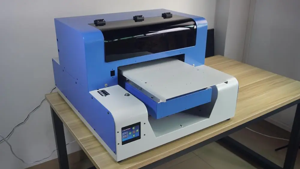 DTG Printer Direct To Garment T-shirt Printing Machine,  self use small flatbed T shirt printer