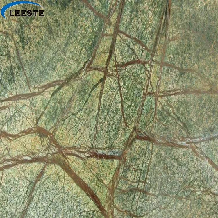 Biggest Factory Tropical Rainforest Green Marble Slab with Low Price