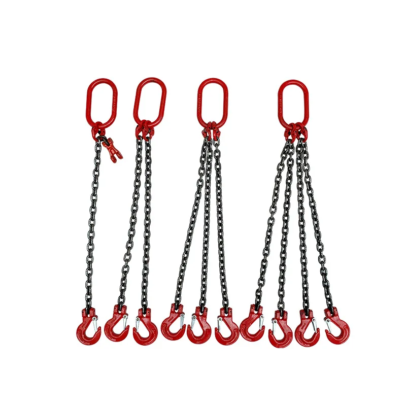G80 Alloy Steel Lifting Chain Sling with Zinc Finish Clevis Hook for Lifting & Handling Applications