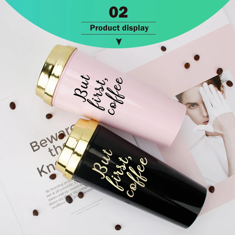 New Ice Boba Plastic Personalised Customised Insulated Rose Gold Coffee Tea Cup