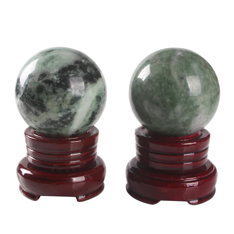 
Wholesale Natural emerald gemstones spheres quartz crystal balls spheres jadite jade balls for decoration 