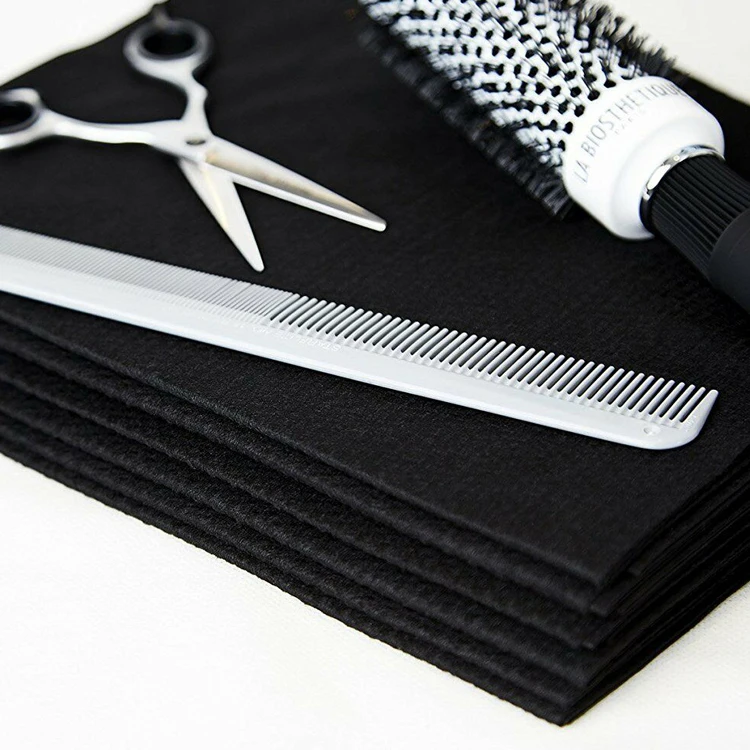 50pcs/ pack super absorbent disposable beauty salon hair soft nonwoven towel for bath massage towel