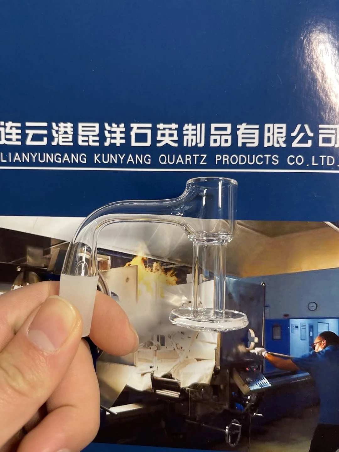 New Style quartz Banger 99.99% Sio2 Clear Quartz Glass for Industry