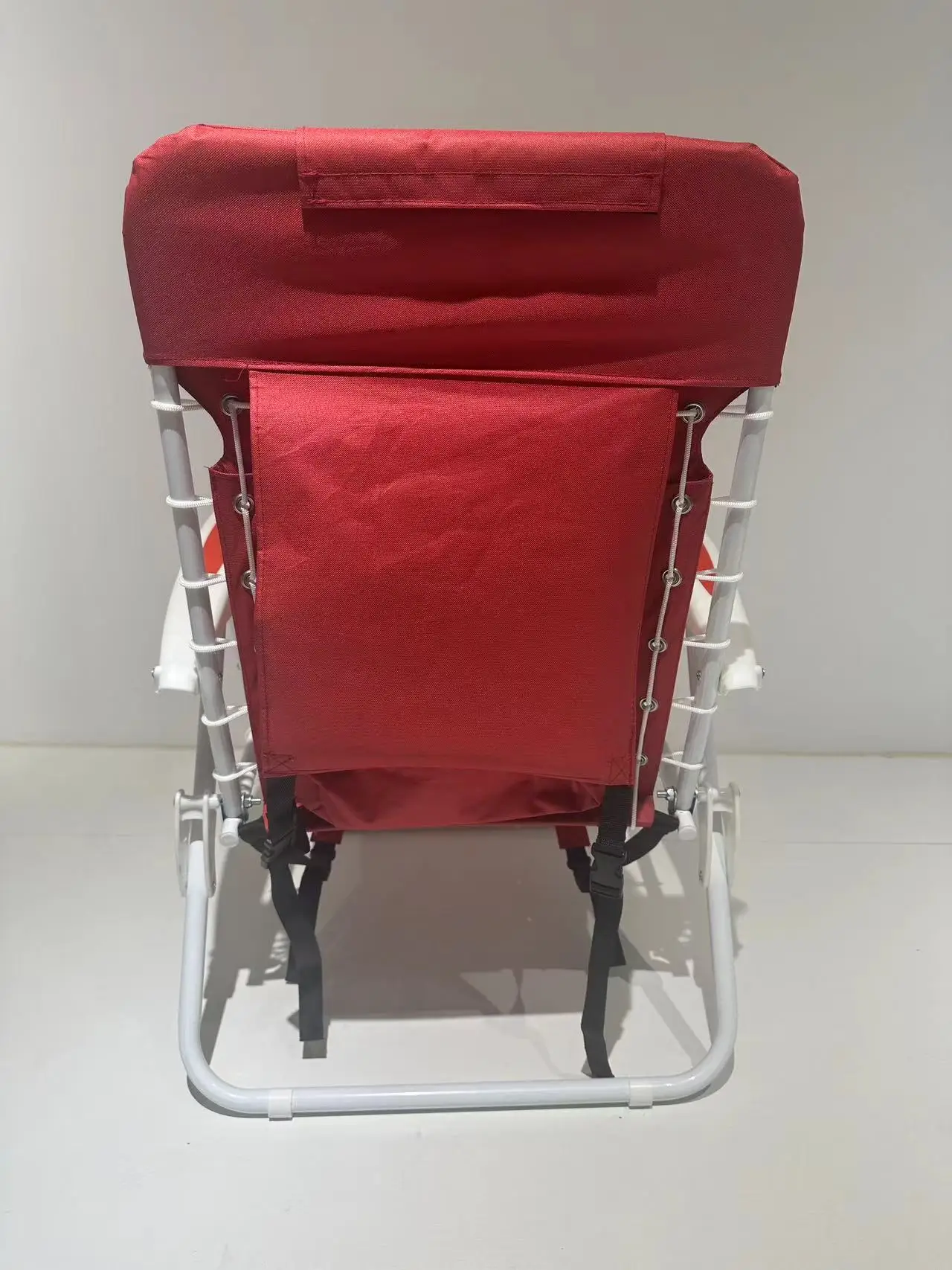 Lounge Swimming Pool Fold Beach Chair Adjustable Sun Relax Fabric Sea Low Deck Natural Wicker Rattan Solid Custom Outdoor Wood