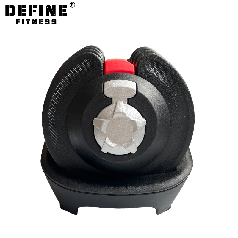 Dumbbell hexagonal adjustment Dumbbells handle iron vertical  Logo Custom Pair  24kg 40KG Adjustable Dumbbell hexagonal