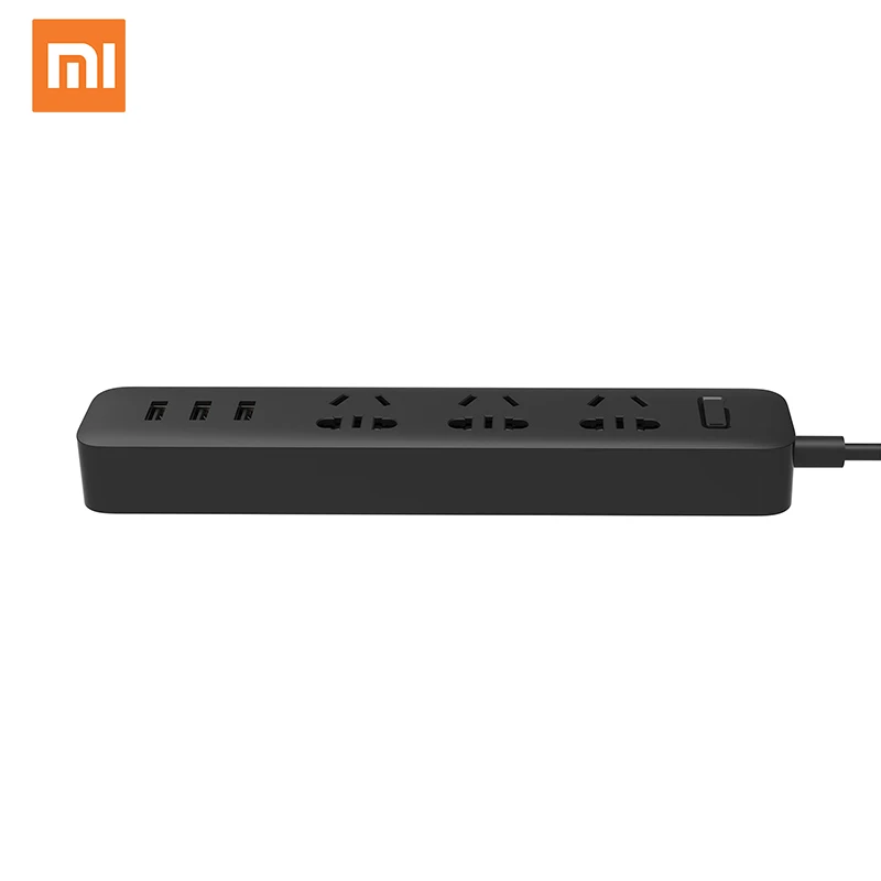 
[Global version] Original Xiaomi MI Power Strip 3 USB Ports Smart Fast Charging Standard Extension Socket Plug 