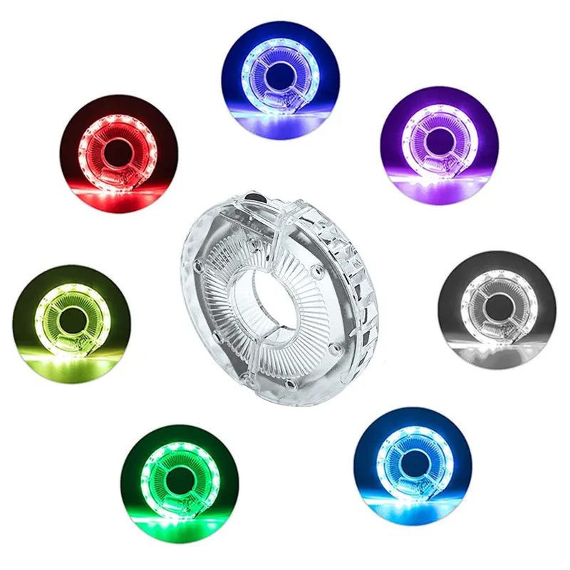 12 LED 7 Colors 18 Images Waterproof USB Rechargeable LED Bike Cycling Wheel Spoke Hub Lights For Night Safety Riding