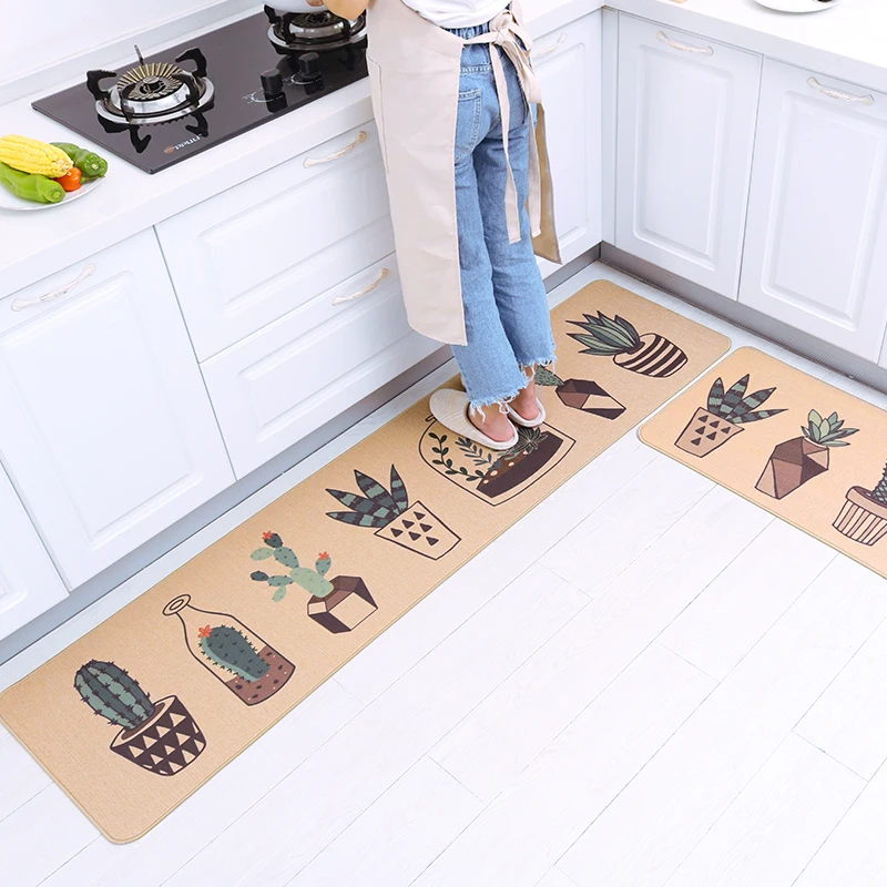 Usa Popular Amazon Custom Printed Design Non Slip Rugs Washable Rubber Backing Kitchen Door Floor Mats