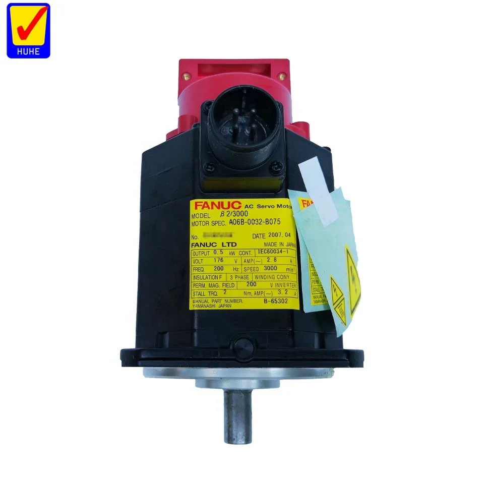 Новый ЧПУ FANUC Япония Серводвигатель A06B-0032-B075-быстрая доставка/в наличии в большом количестве/по дешевой цене