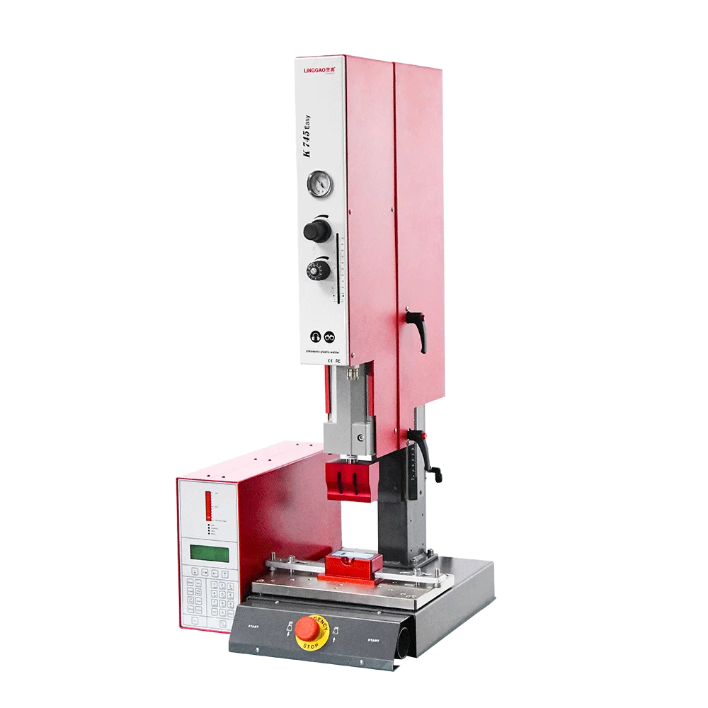 LINGGAO cost-effective high frequency automatic ultrasonic plastic welding machine plastic bag welder