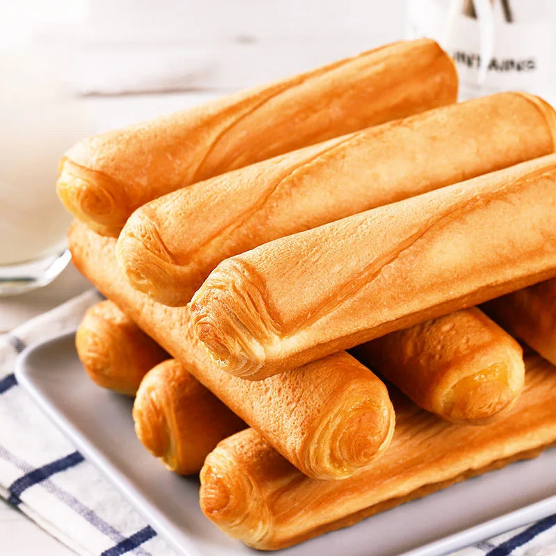wholesale milk flavored soft bread long stick bread baguette bag bread