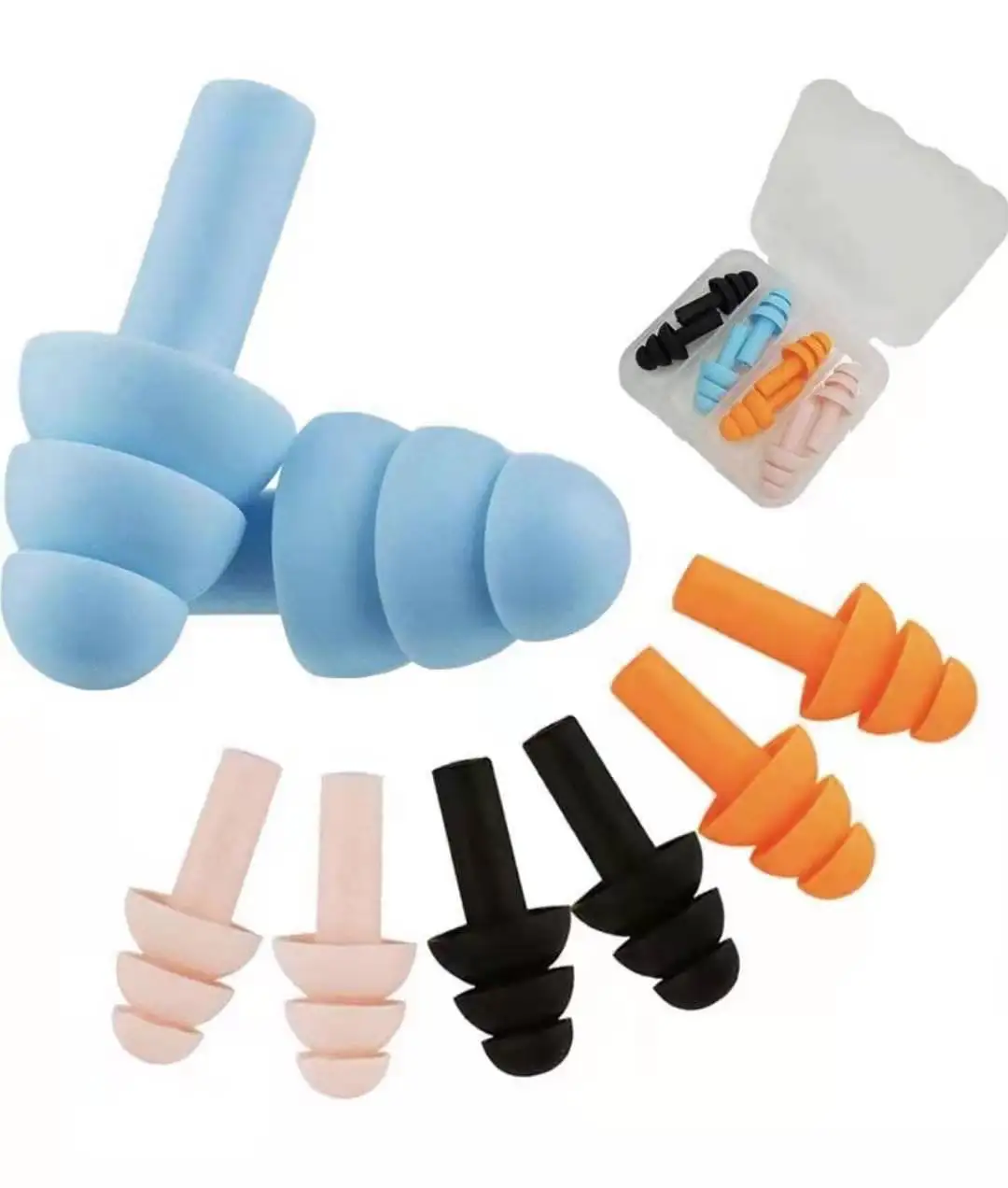 2021 Silicone Ear plug Earplug for Sleeping, Christmas Tree Shape Ear plugs/Earplug EP-031