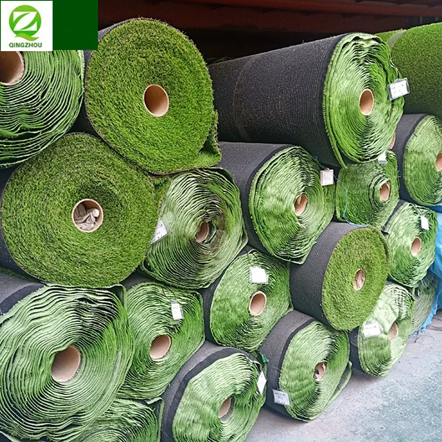 Outdoor 4 colors plastic garden landscaping artificial grass