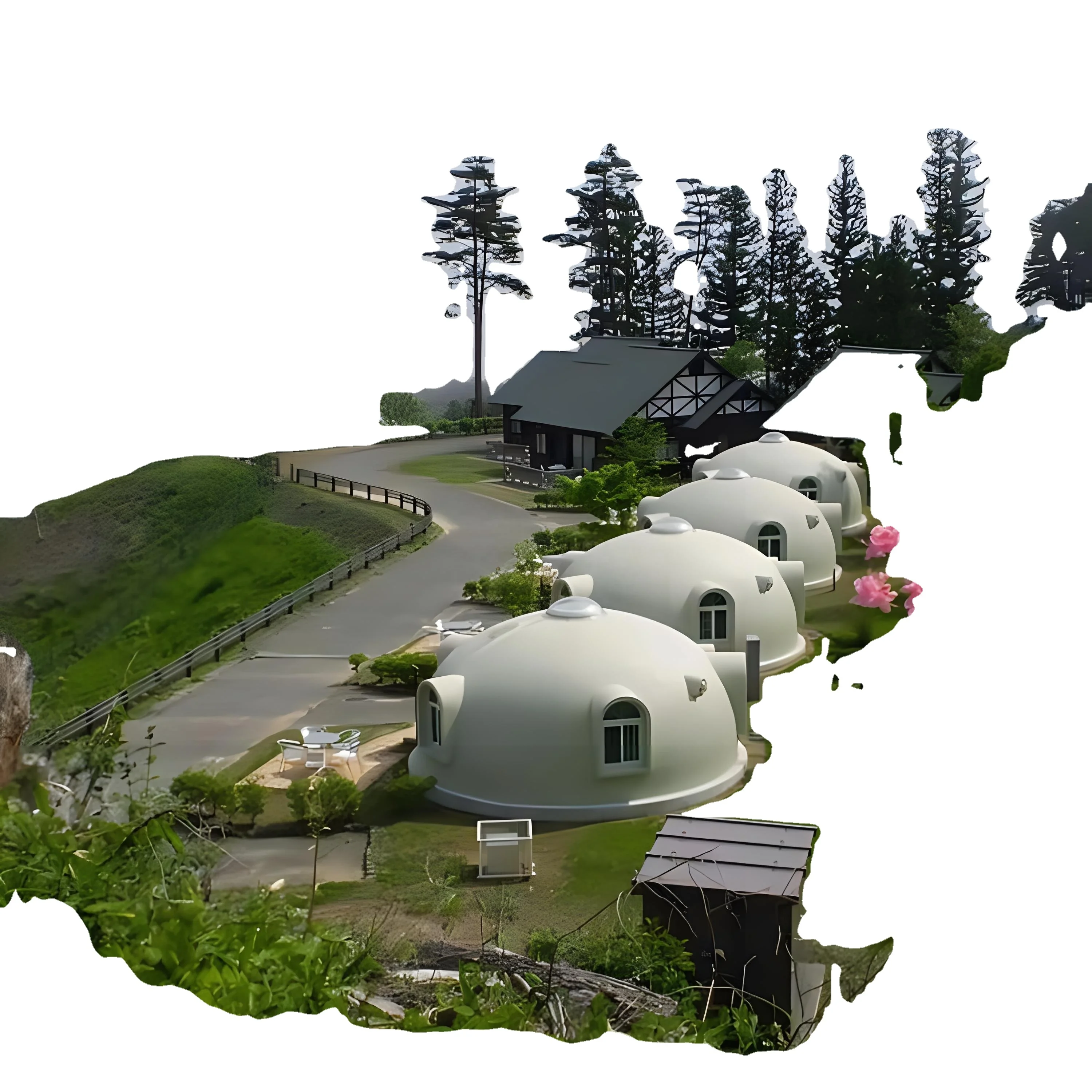 EPS spherical house Modular Prefabricated house