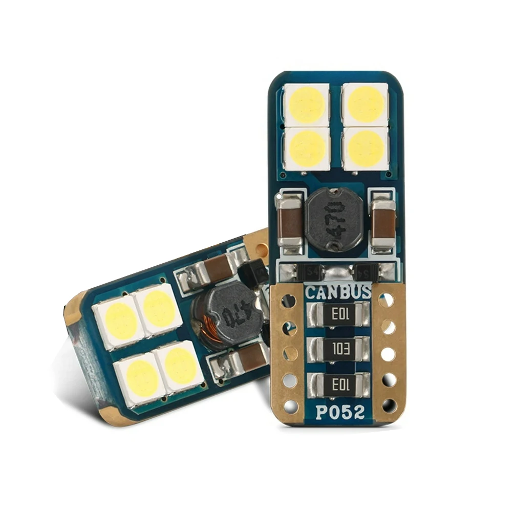 T10 3030 8smd canbus W5W 501 198 LED Car Side Wedge Parker Light