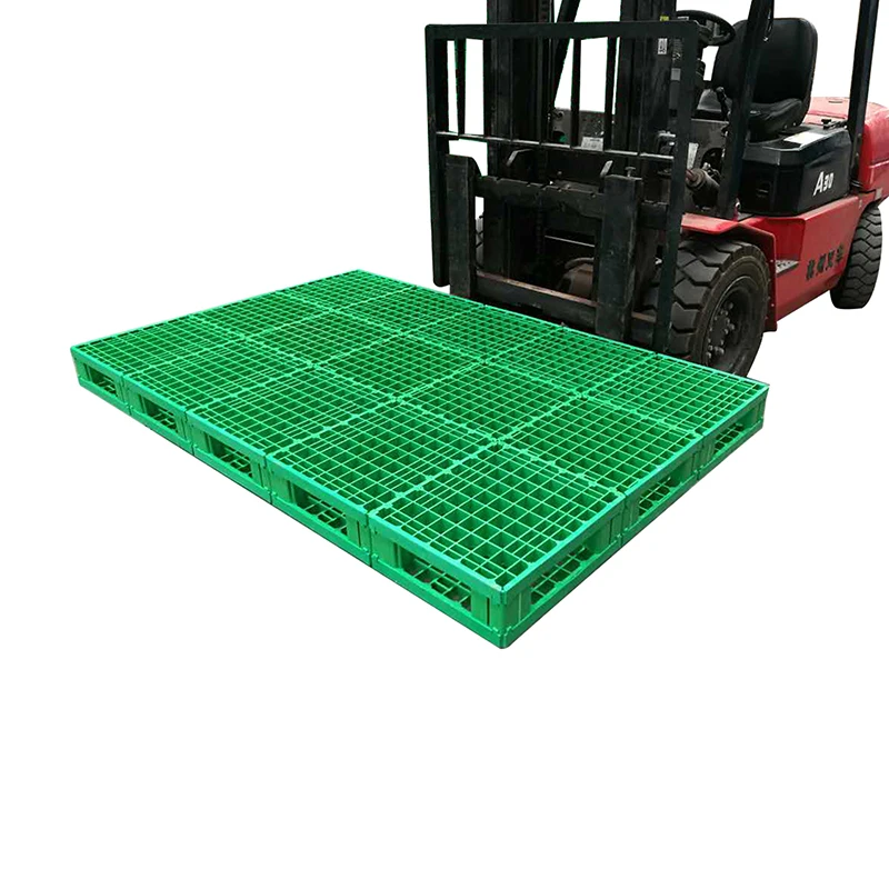 Лидер продаж двухсторонние прочные штабелируемые пластиковые поддоны Hdpe со стальными трубками в Китае