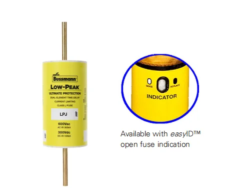 Fast Fuse Bussmann Ceramic Fuse 600v LPJ Class J 600Vac/300Vdc 70-600A LPJ-100SP time-delay Fuse