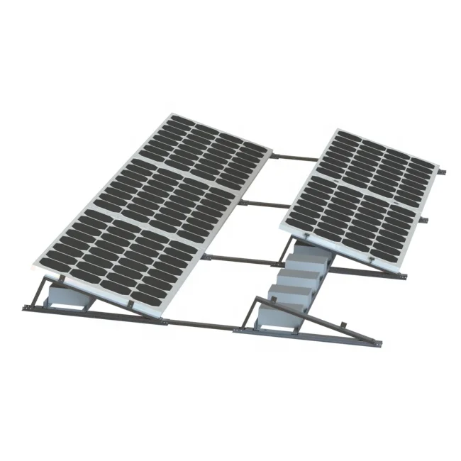 Solar Racking Solar Panel Mounting Brackets Pv Mounting System Structures Flat Roof Solar Mounting Bracket System