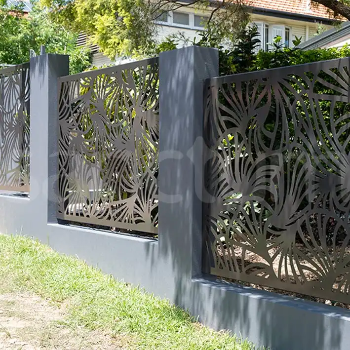 decorative laser cut wall fence screen panels