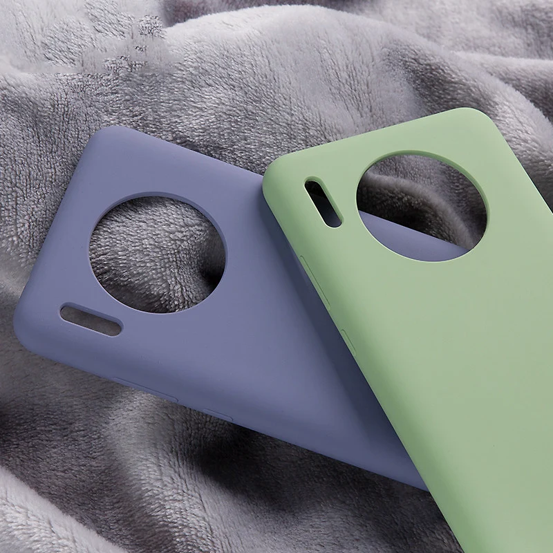 Liquid Silicone Anti-drop Smart Phone Case Blank Cell Phone Case All Mobile Cover for huawei mate 30/mate30pro