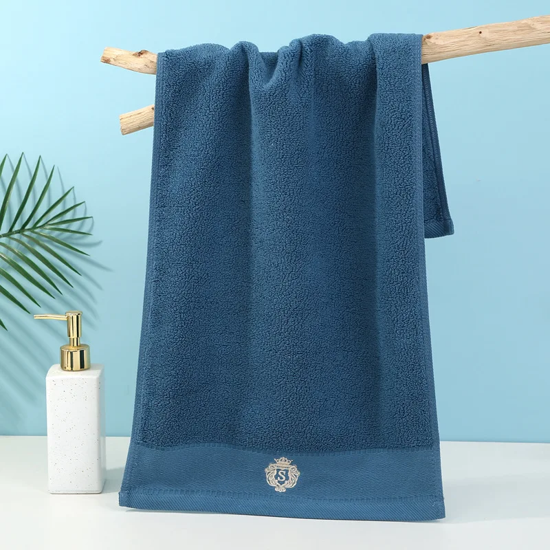 Luxury Embroidery 100% Cotton Hotel Towels Face Hand Bath Hotel Towel Set