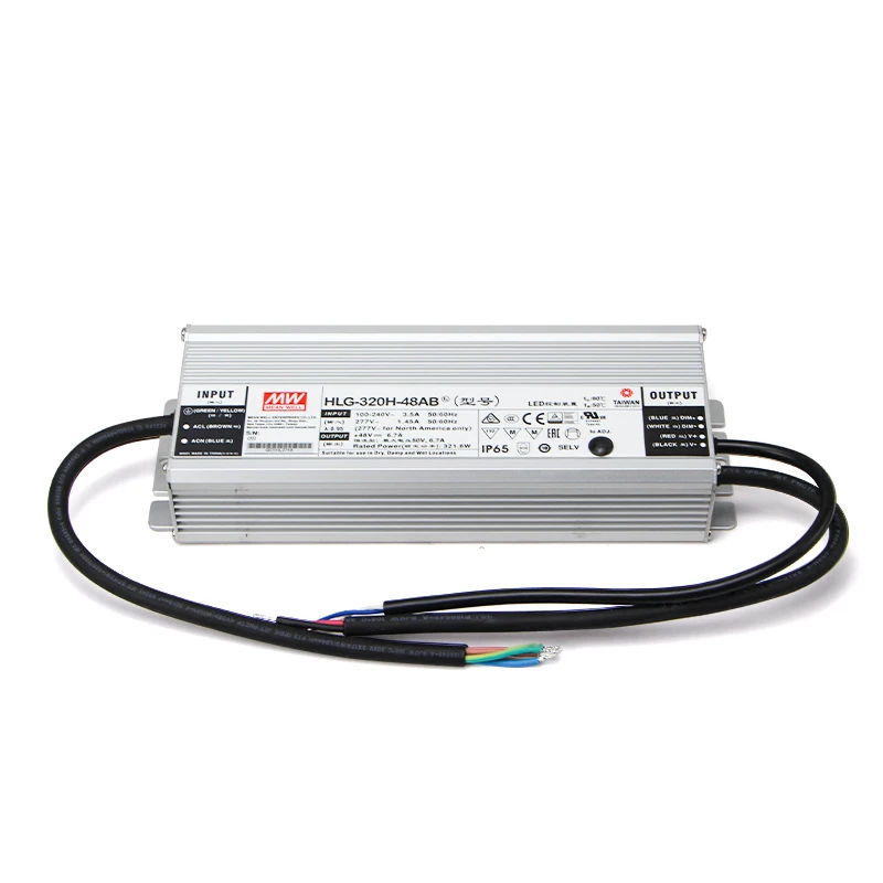 MEANWELL HL-240-30 240W 12V ~ 54в IP67 на одном уровне с 3 в 1 Функция затемнения светодиодный драйвер 24V блок
