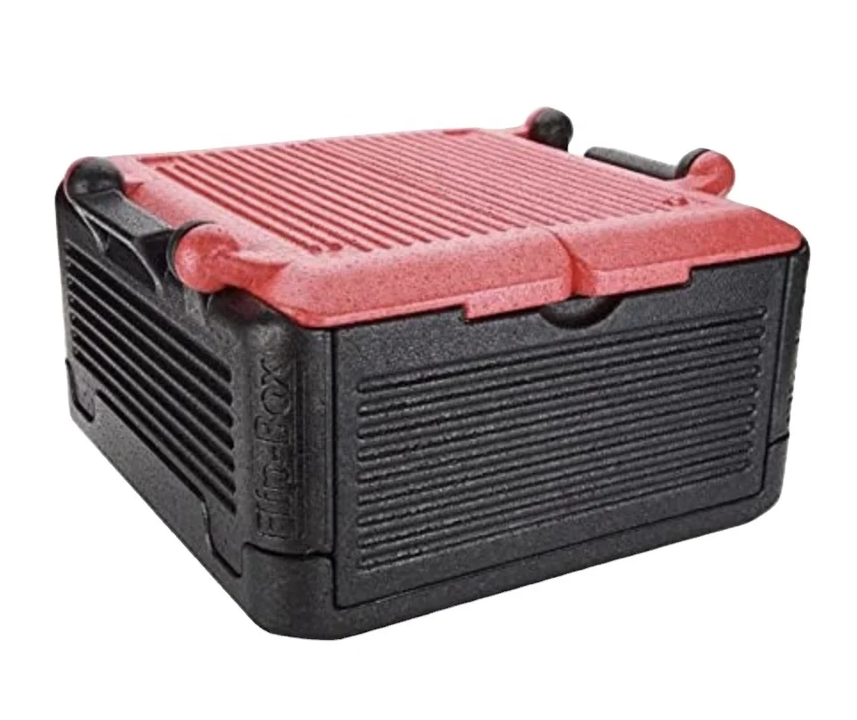 HS plastic cooler  24L flip collapsible ice chest  Insulated EPP Foldable  food cooler For Car collapsible car store box