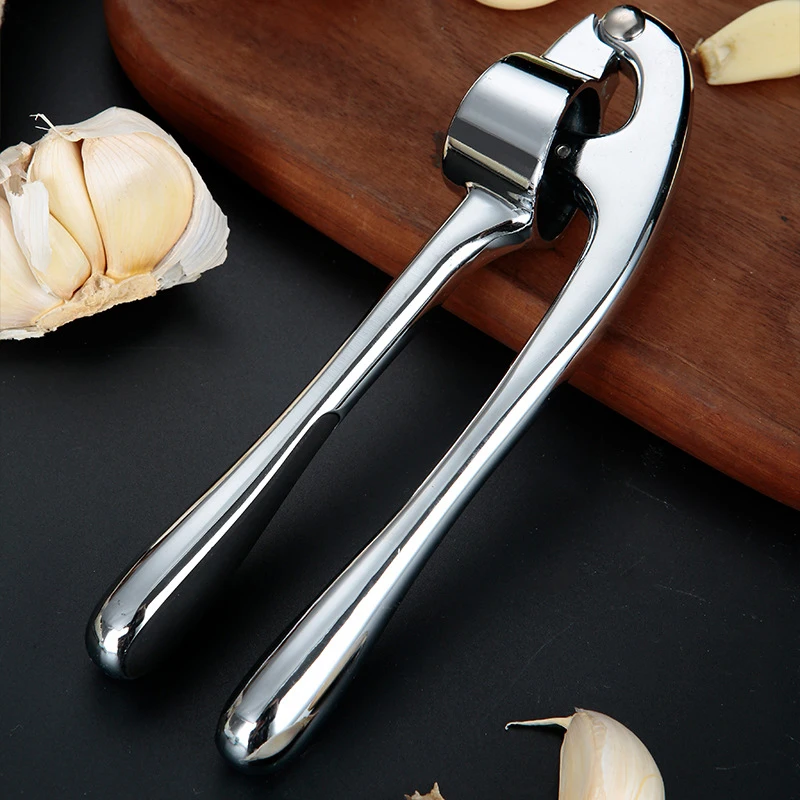 Fast Delivery Large Capacity Zinc Alloy Garlic Press Professional Grade Garlic Press Set Garlic Presser Chopper Kitchen Helper
