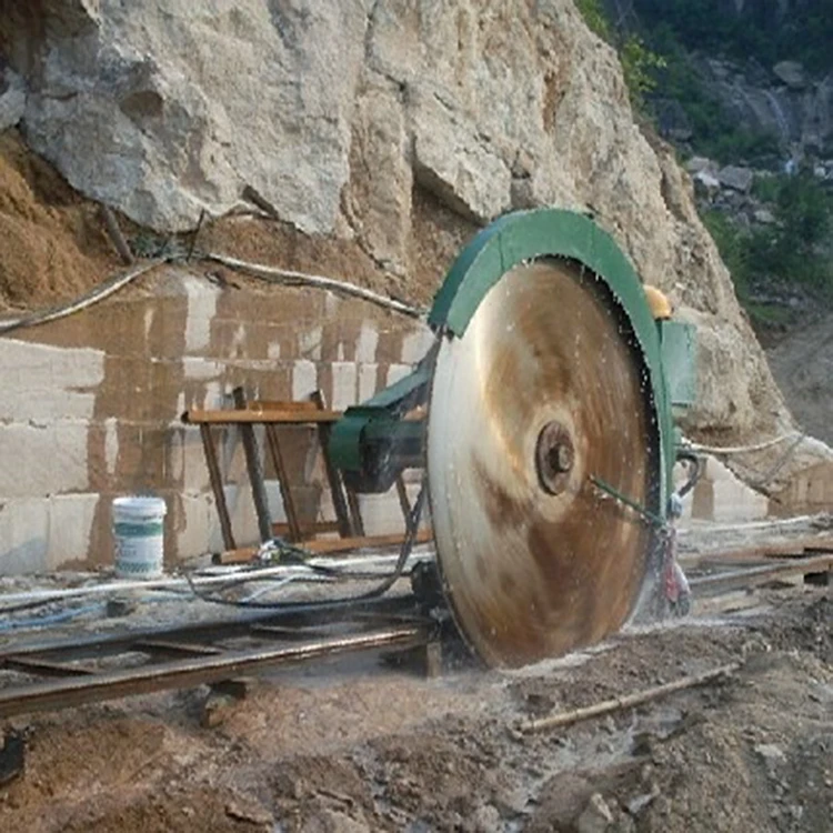 Quarry stone cutting mining diamond wire saw machine