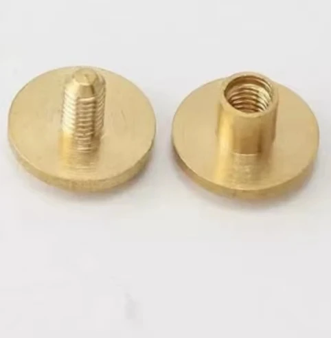 Customized High Quality Brass Studs Wheel Snap Screw