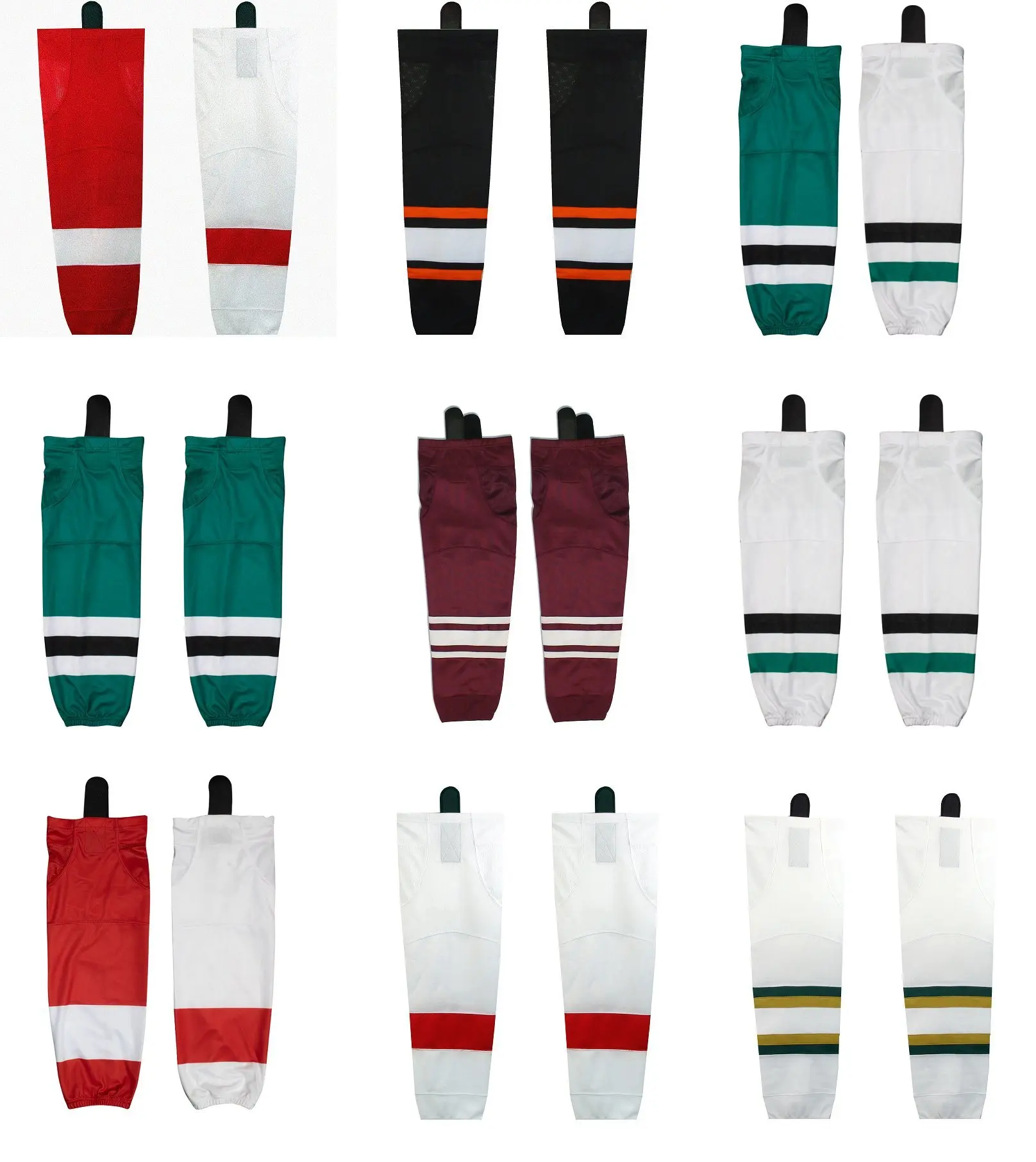 Custom Sublimation Mens Ice Hockey Socks Knitted Team Set Hockey Sock