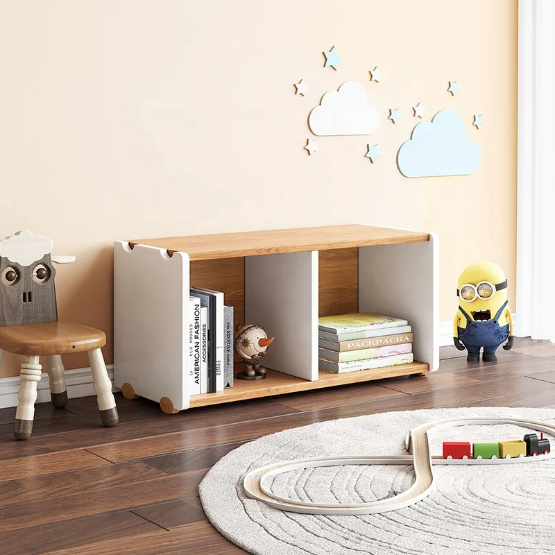 Высокое качество большое пространство для хранения детская спальня полка для хранения книжный шкаф для детей книжные полки для хранения