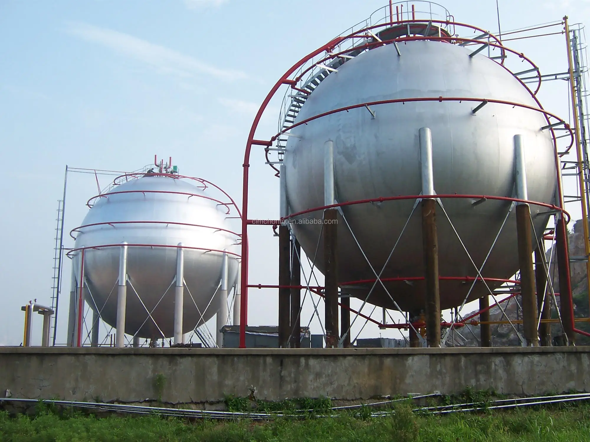Customized Large LPG Sphere Tank Spherical Storage Tank EPC