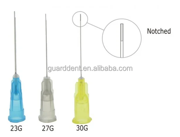 23G/25G/ 27G / 30GA Dental Endo Irrigation Needle Tip Blunt Needle End-Closed Side Hole