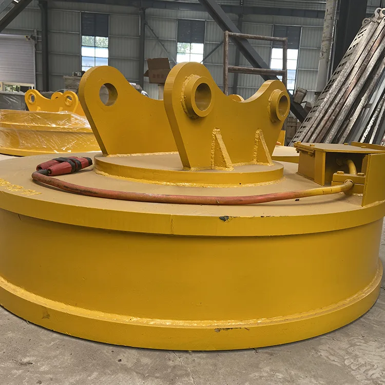 CE approved magnet attachment 1200mm excavator magnet hydraulic magnet for sale