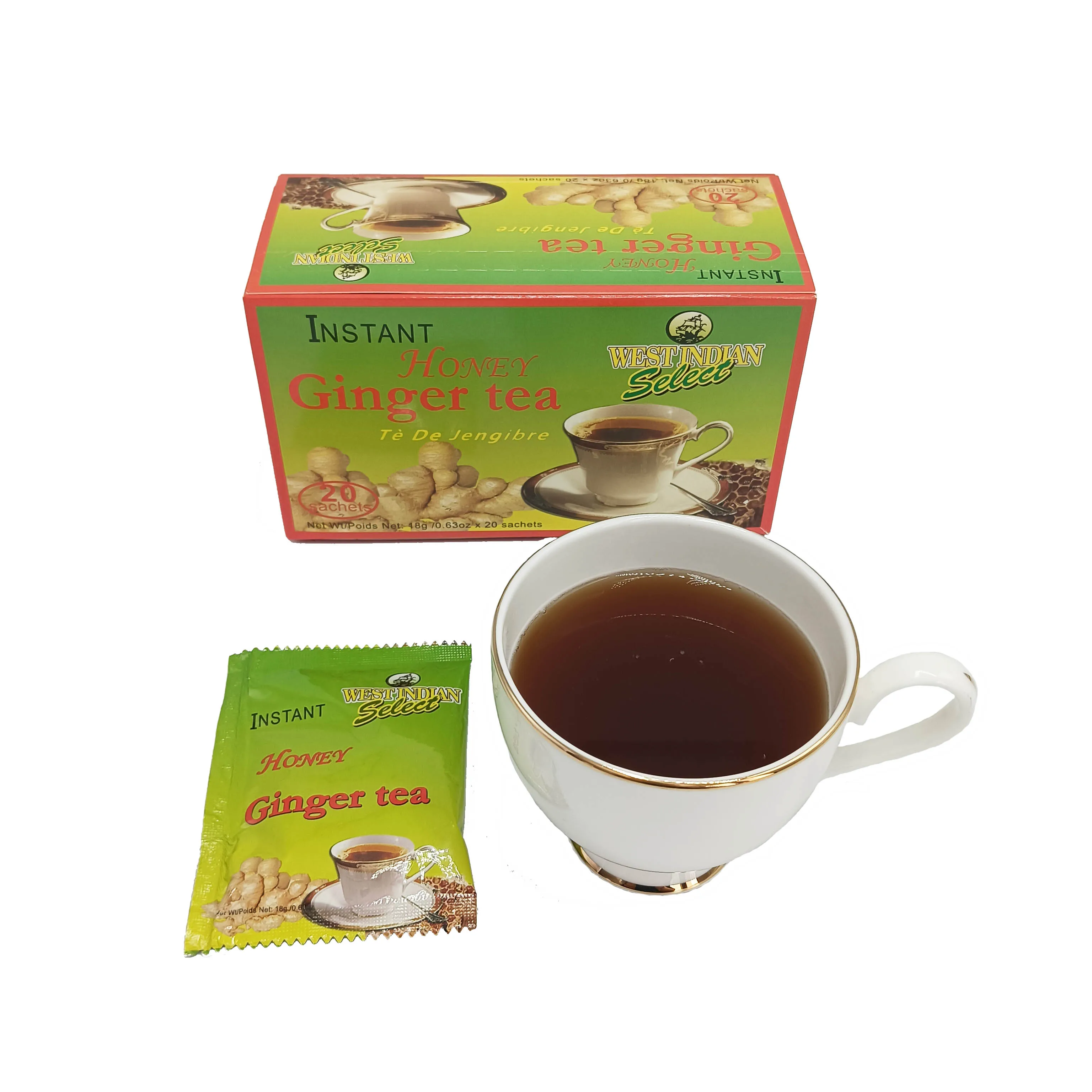 Instant honeyed ginger tea honey ginger crystals instant ginger drink with honey