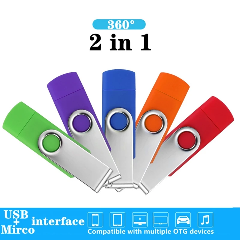
Custom OTG USB flash drive for Android Smartphone Pendrive OTG 2.0 USB Flash Drive 16gb 32gb 64gb 