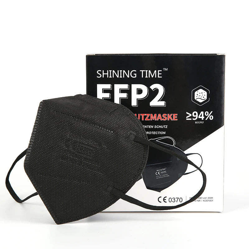respirator mask winter elastic nose operation manufacturer branding black maskffp2