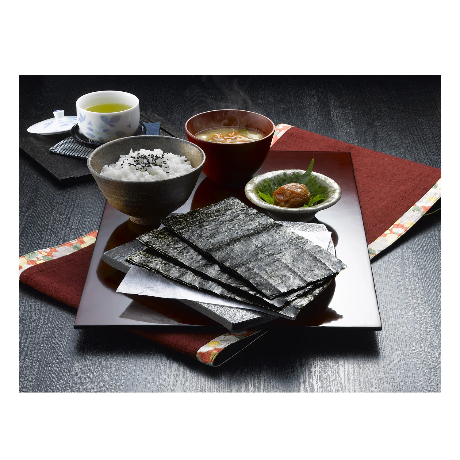 Sea moss kinchi Seafood high quality nori half cut yaki sushi seaweed