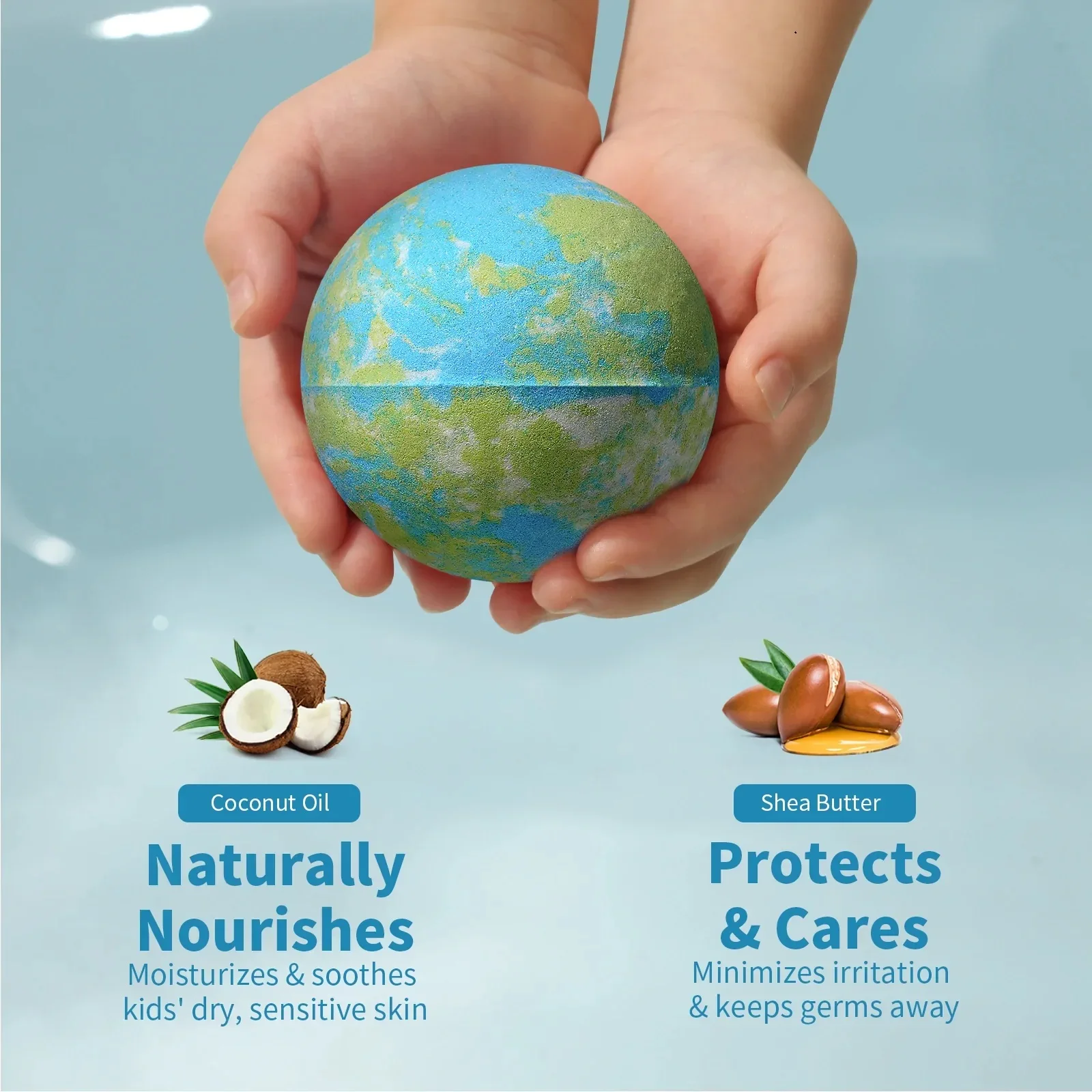 Astronaut In Training Surprise Toys Bath Bombs Christmas Waffle Korean Bath Bombs For Kids With Toys Inside