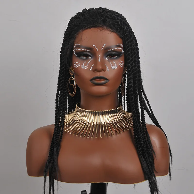 Africa America female mannequin head for wig display  mannequin for Hats display