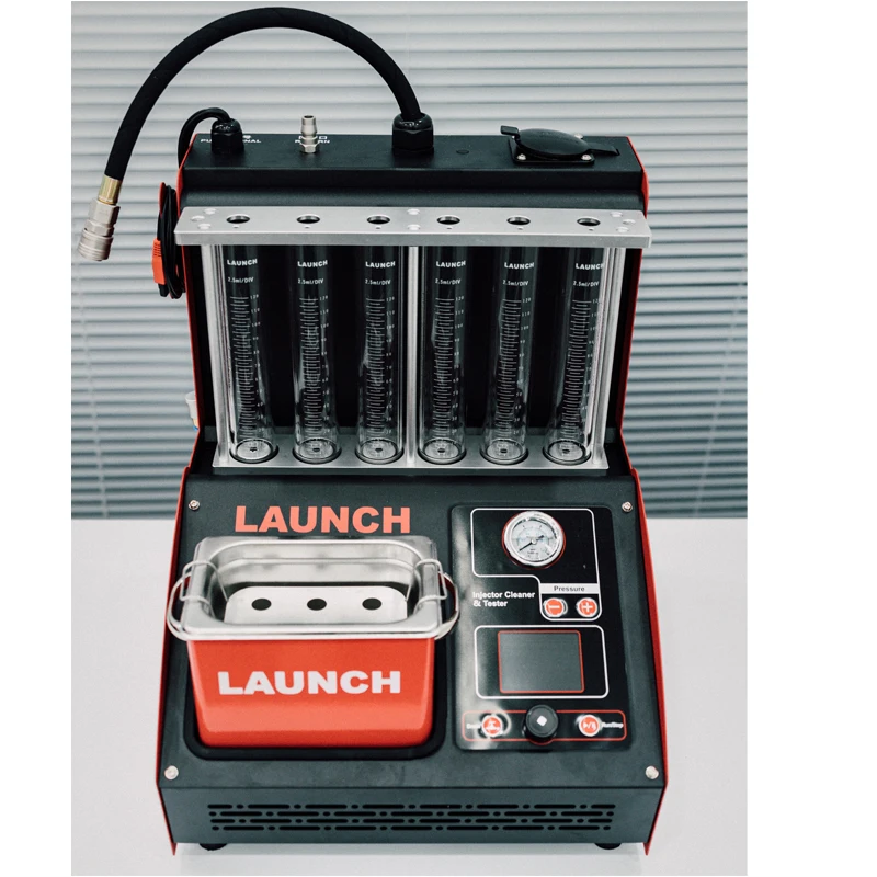 Launch CNC 603A fuel injector cleaner&tester cnc-603a 6 Injecting flow test Ultrasonic cleaning