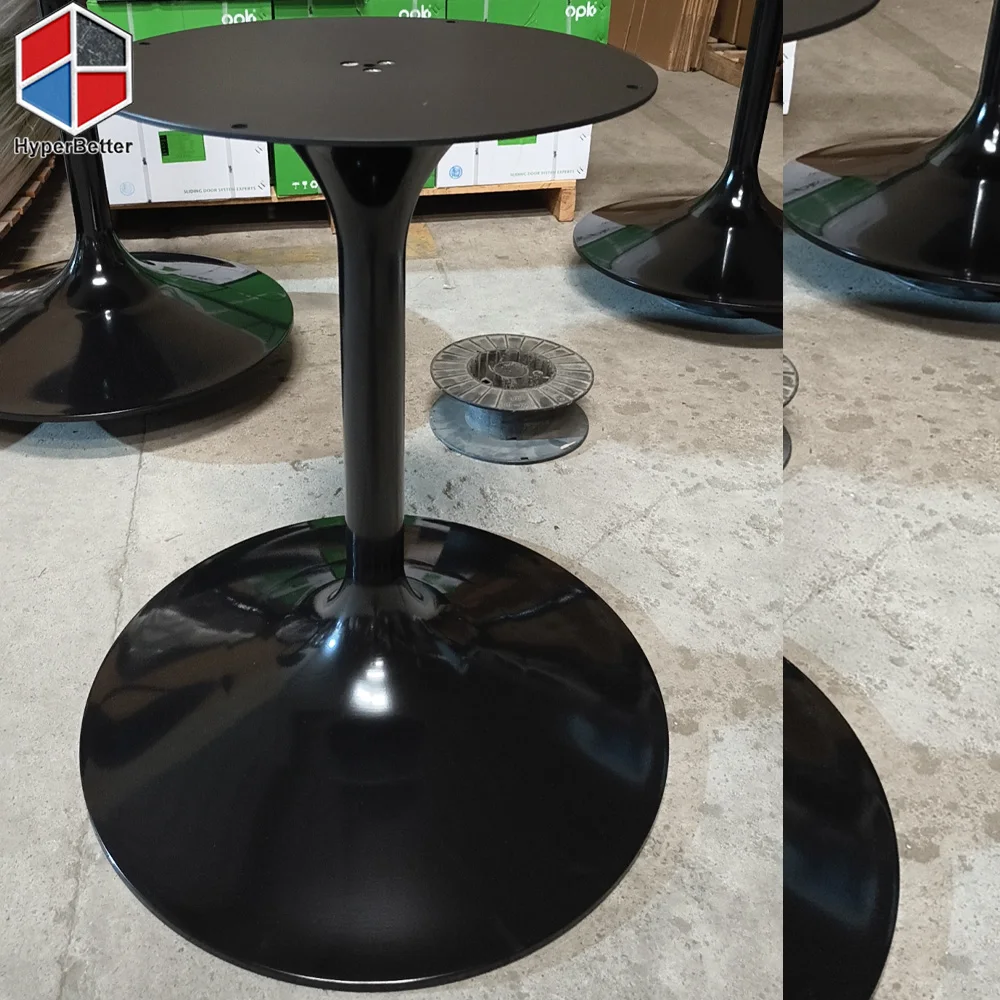 Черный 65 см Большой размер тюльпан стол база для обеденного стола
