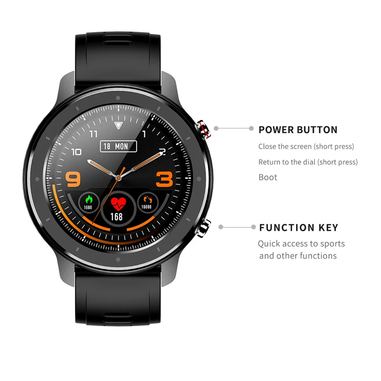 Смарт-часы для мужчин и женщин браслет для занятий спортом, прибор для измерения артериального давления IP68